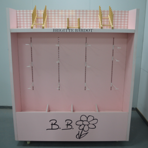 Wooden Kids Clothes Cabinet Display